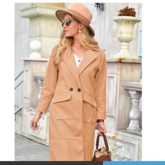 Camel Trench Coat - Picture 2 of 4